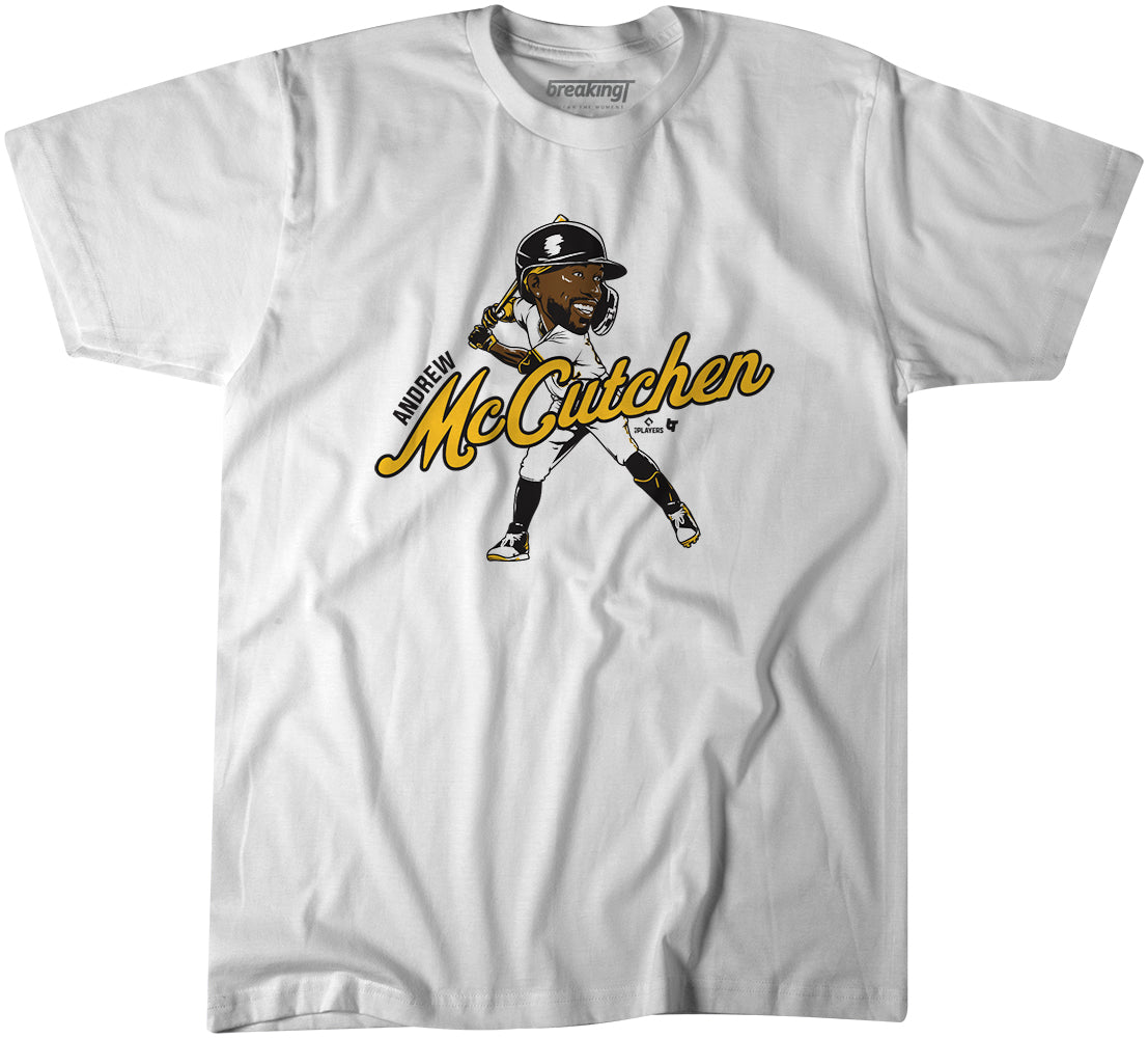 Andrew McCutchen - Caricature - Pittsburgh Baseball T-Shirt