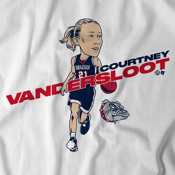 Gonzaga Basketball: Courtney Vandersloot Caricature