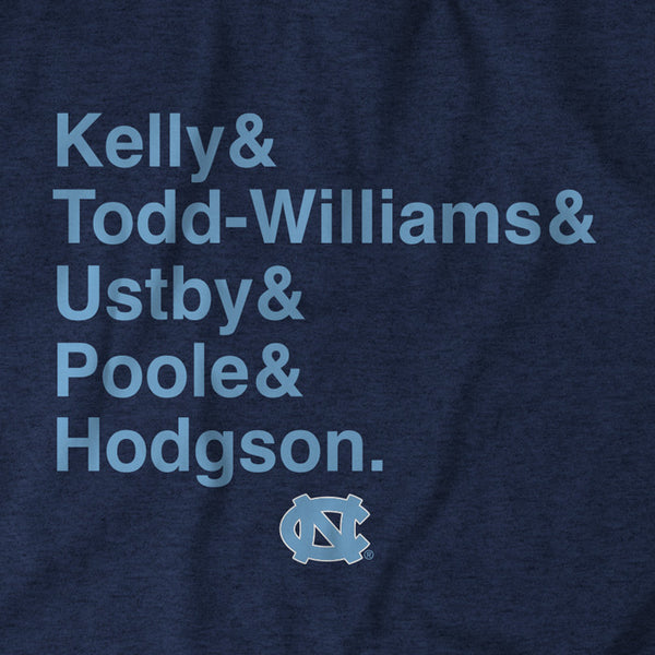 UNC Basketball: Kelly & Todd-Williams & Ustby & Poole & Hodgson