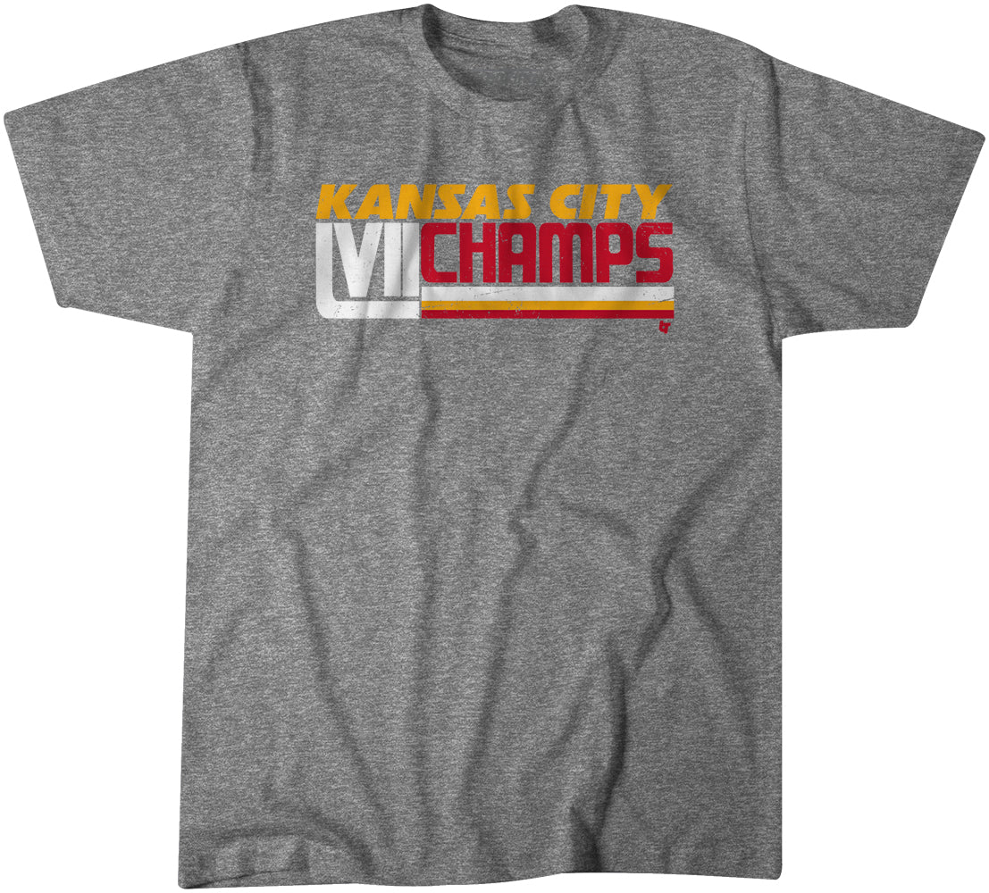 Kansas City LVII Champs, Youth T-Shirt / Medium - Pro Football - Sports Fan Gear | BreakingT