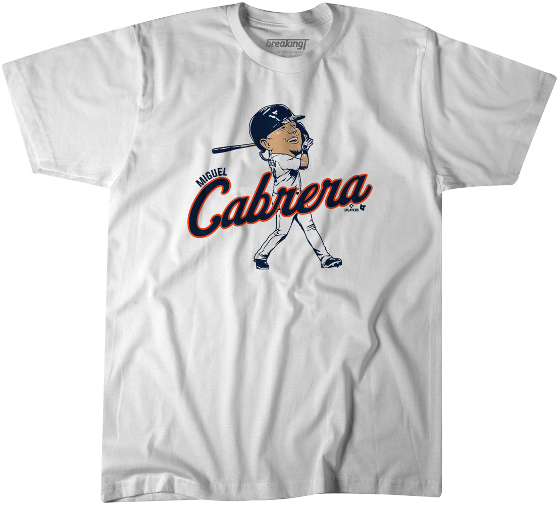 Miguel Cabrera: Caricature, Adult T-Shirt / 3XL - MLB - Sports Fan Gear | breakingt