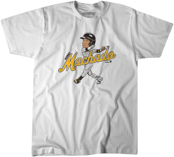 Manny Machado: Caricature, Adult T-Shirt / Extra Large - MLB - Sports Fan Gear | breakingt