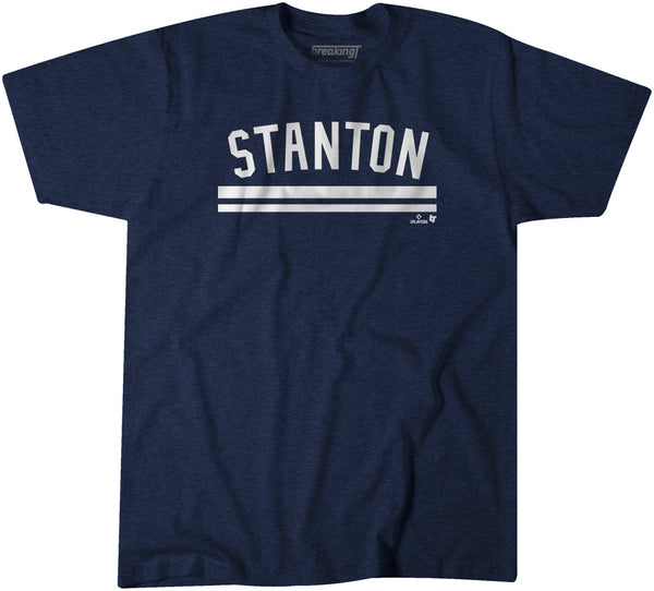 Giancarlo Stanton: NY Text, Women's V-Neck T-Shirt / Medium - MLB - Sports Fan Gear | breakingt