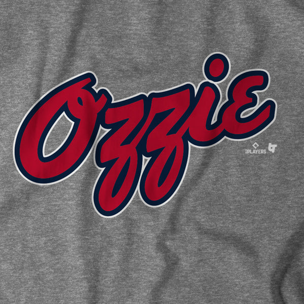 Ozzie Albies: Atlanta Text, Hoodie / Large - MLB - Sports Fan Gear | breakingt