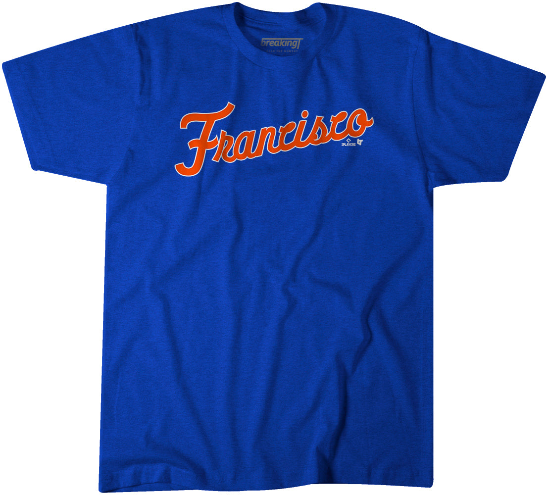 Francisco Lindor: New York Text, Adult T-Shirt / Small - MLB - Sports Fan Gear | breakingt