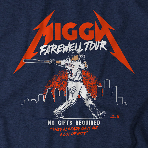Miguel Cabrera Detroit Tigers Miggy Farewell Tour no gifts required shirt t- shirt by To-Tee Clothing - Issuu