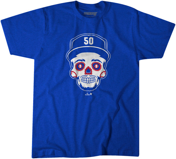 Mookie Betts: Sugar Skull, Women's V-Neck T-Shirt / Large - MLB - Sports Fan Gear | breakingt