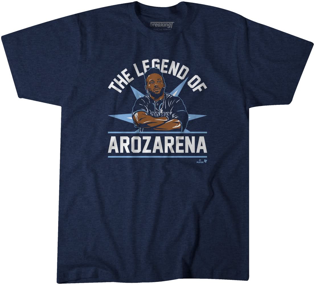 The Legend of Randy Arozarena Shirt, Tampa Bay - MLBPA - BreakingT
