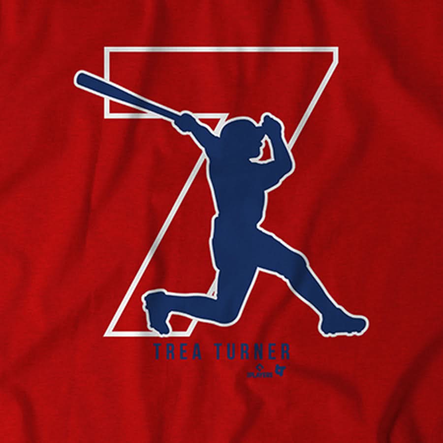 Trea Turner 7: Philadelphia Shirt + Hoodie - MLBPA Licensed -BreakingT
