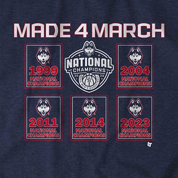 UConn Men's Basketball: Made 4 March Banners