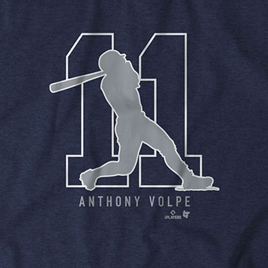 Anthony Volpe 11 Shirt, New York - MLBPA Licensed - BreakingT