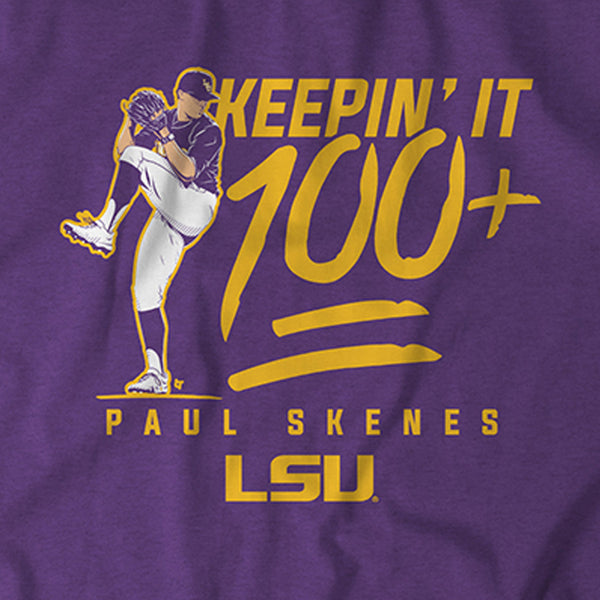 LSU Baseball: Paul Skenes Keepin' It 100+