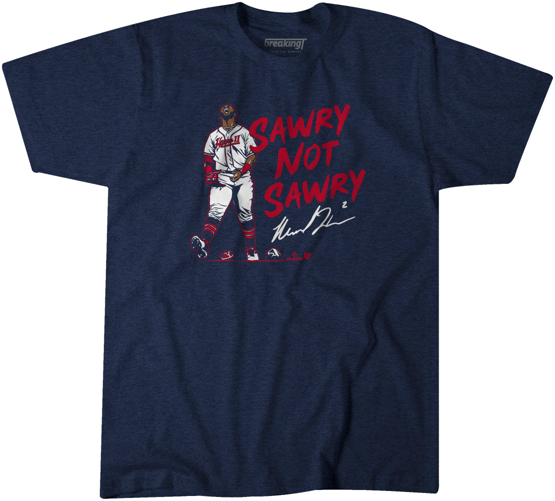 sawry Not sawry II Shirt | Michael Harris II Atlanta Baseball Rotowear 3XL