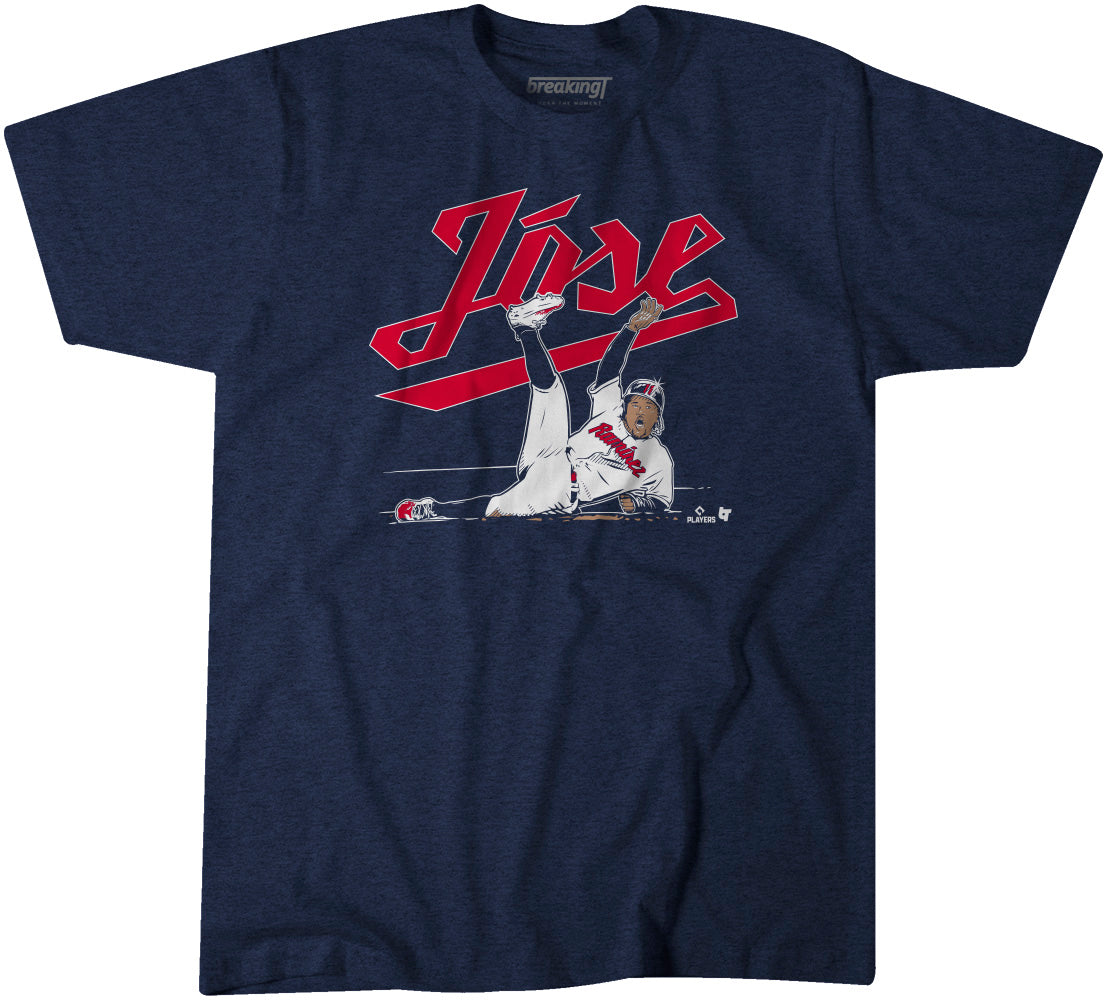 Official Jose Ramirez Jersey, Jose Ramirez Shirts, Baseball