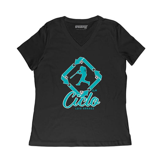 Luis Arraez: Ciclo Shirt, Miami - MLBPA Licensed - BreakingT