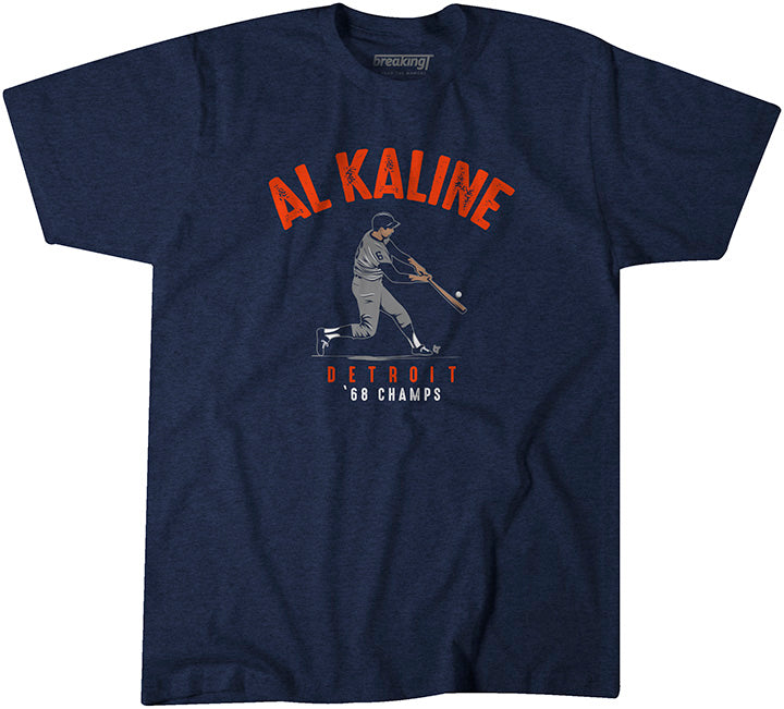 Al Kaline Shirt, '68 Champs, Detroit - MLBPAA Licensed - BreakingT