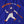 Load image into Gallery viewer, Blue &quot;Bartolo at the Bat&quot; tee, in white and orange print, celebrating the New York Mets pitcher&#39;s first home run, which took out a tree limb during batting practice.
