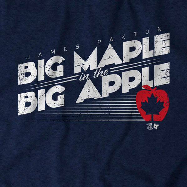 Printify James Paxton Big Maple T-Shirt Sport Grey / L