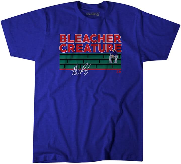 Anthony Rizzo Bleacher Creature Shirt, MLBPA Licensed BreakingT