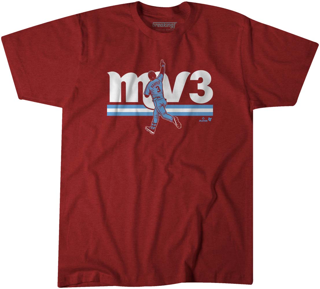 Bryce Harper: Mv3, Adult T-Shirt / 3XL - MLB - Sports Fan Gear | breakingt