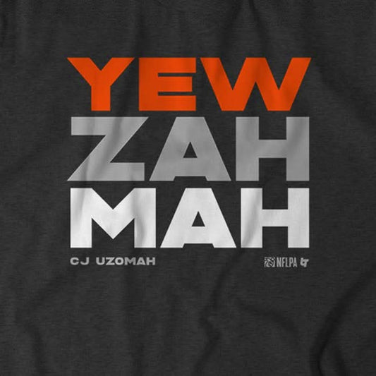 CJ Uzomah: Yew-Zah-Mah Adult T-Shirt