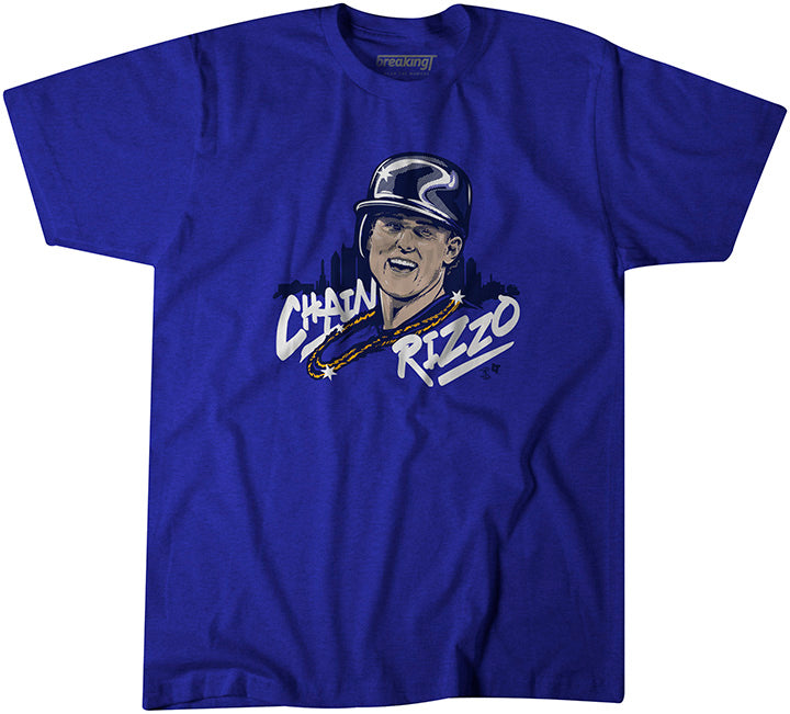 Chain Rizzo, Anthony Rizzo Shirt, Chicago - MLBPA Licensed - BreakingT