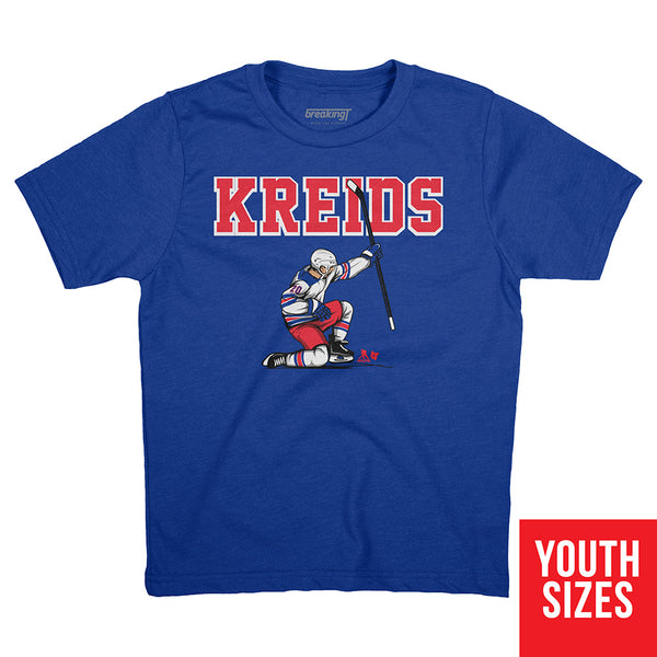 New York Rangers Chris Kreider Official Royal Blue Old Time