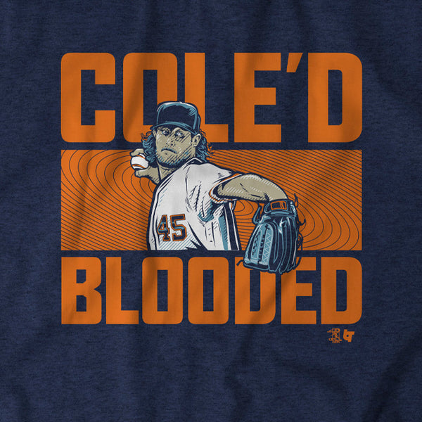 affald Følge efter Ynkelig Gerrit Cole Shirt - Cole'd Blooded, MLBPA Licensed - BreakingT