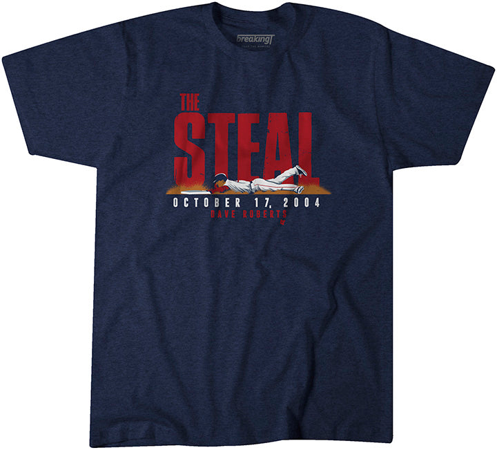 Dave Roberts Shirt, The Steal, Boston - MLBPAA Licensed - BreakingT