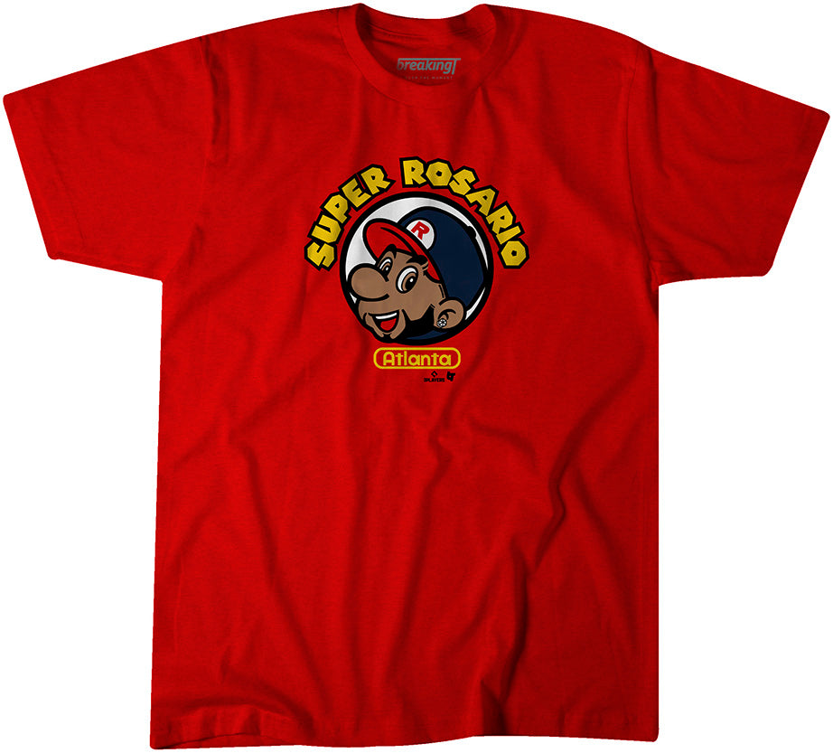 Eddie Rosario: Super Rosario, Adult T-Shirt / 4XL - MLB - Sports Fan Gear | breakingt