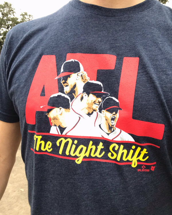 Atlanta Braves The Night Shift 77 33 68 51 T Shirt, hoodie