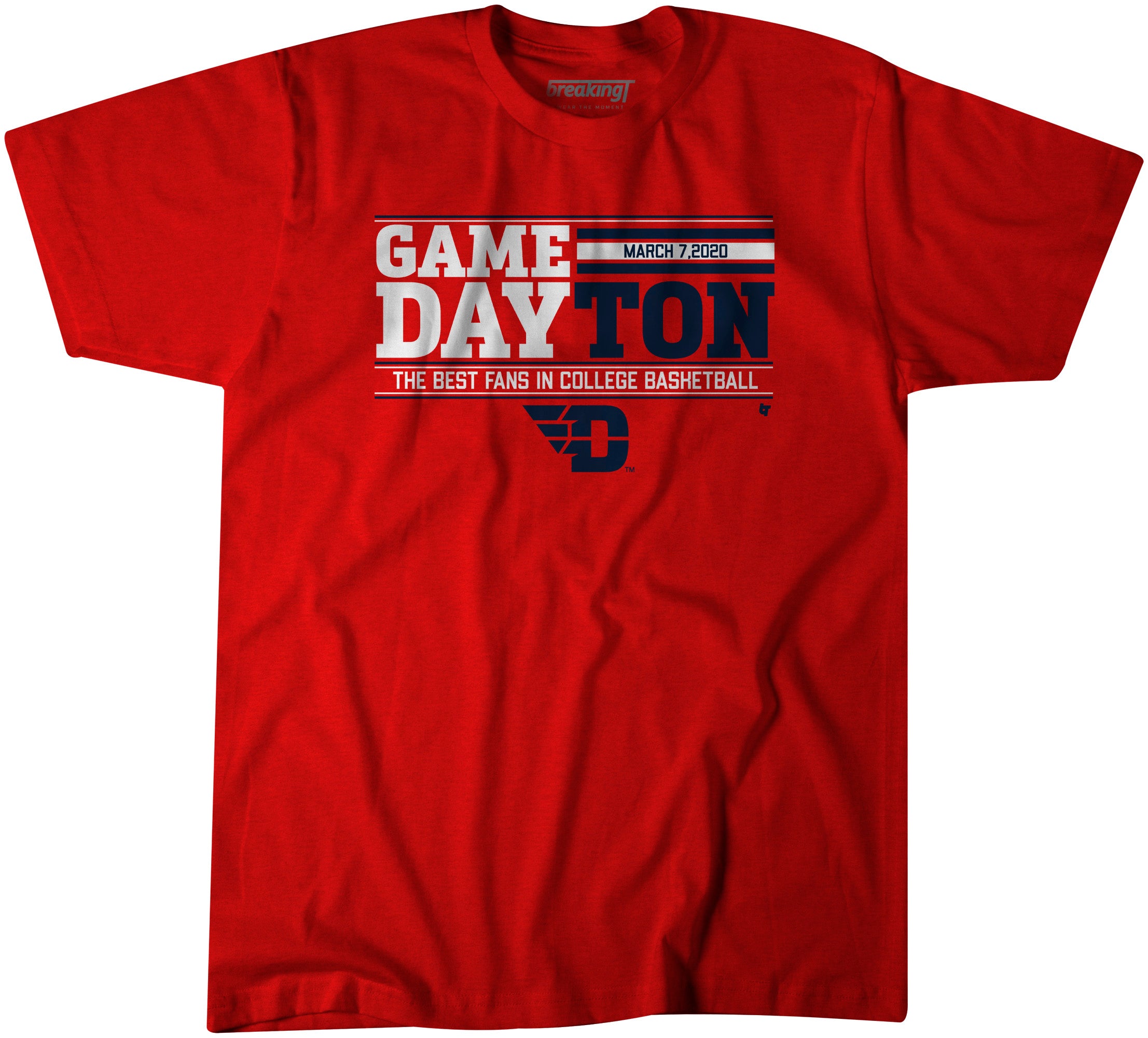 Dayton Is Legit, Small / T-Shirt - CBB - Blue - Sports Fan Gear | breakingt