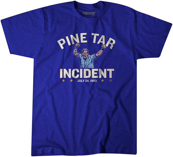 George Brett: Pine Tar Incident, Large - MLB - Blue - Sports Fan Gear | breakingt