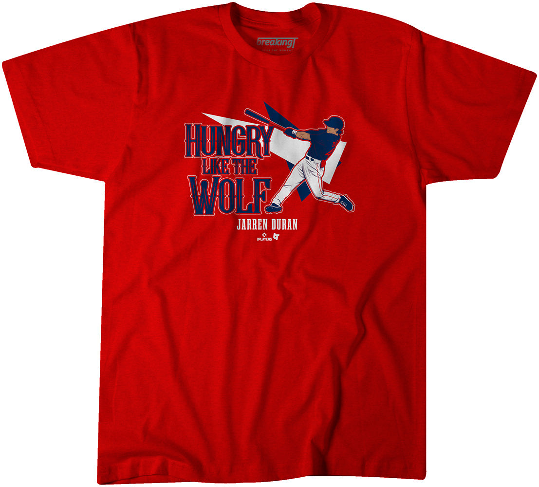 Hungry Like The Wolf, Adult T-Shirt / Small - MLB - Sports Fan Gear | breakingt
