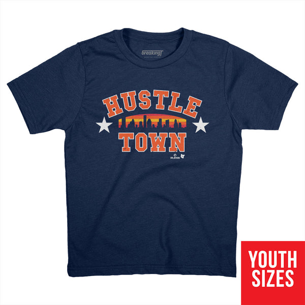 Hustle Town, Large / Youth T-Shirt - MLB - Sports Fan Gear | breakingt