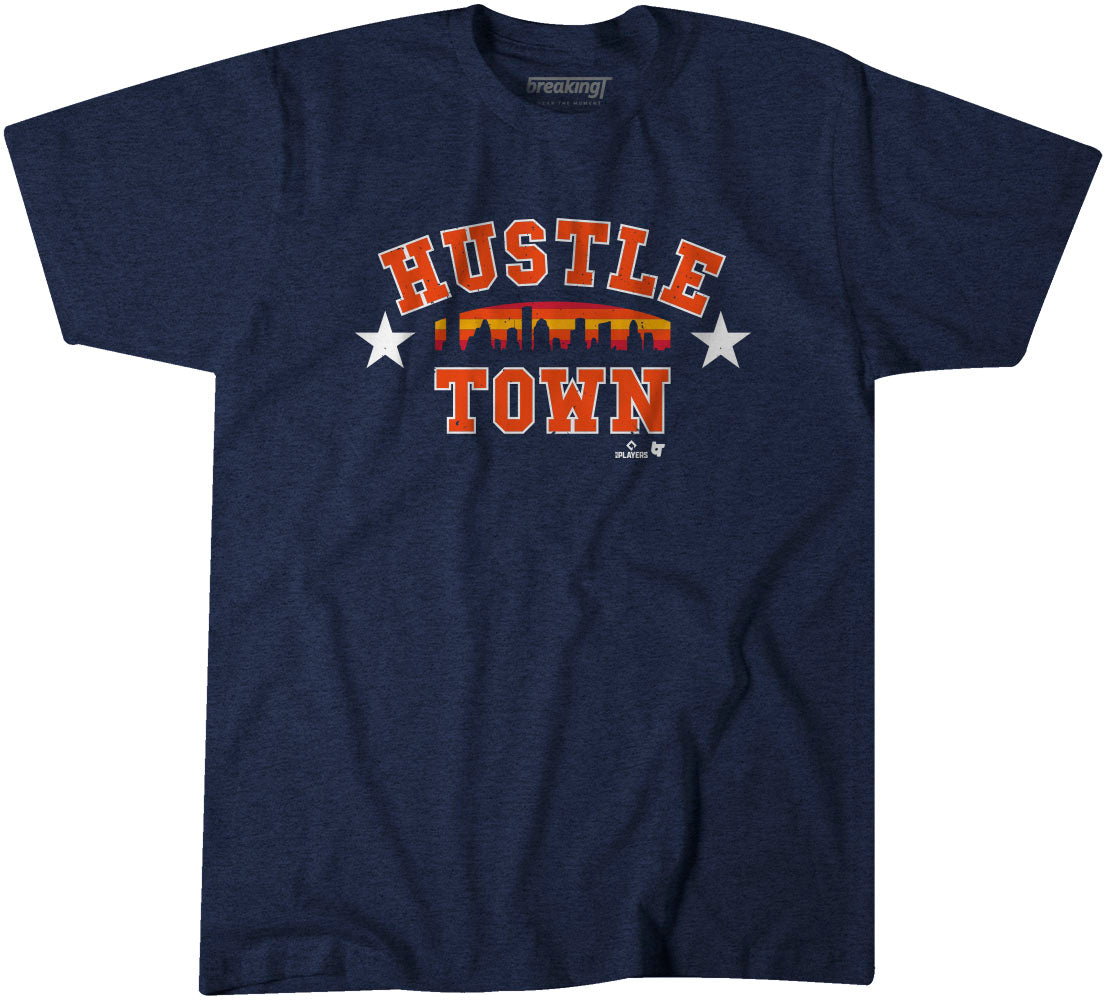 hustle town astros shirt