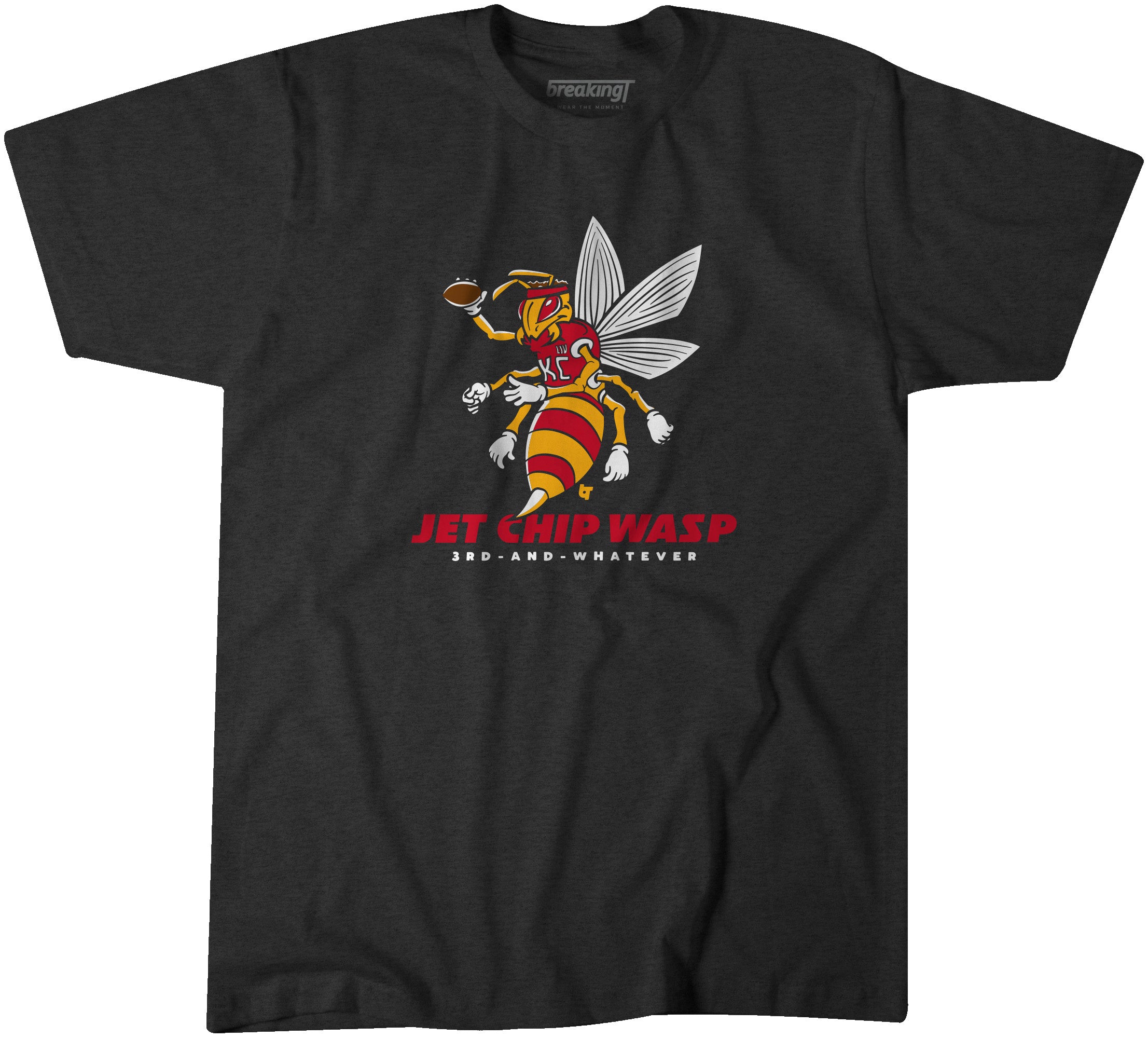 Jet Chip Wasp Shirt - Kansas City Football - BreakingT