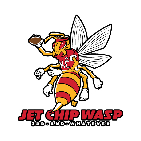 Jet Chip Wasp Sticker
