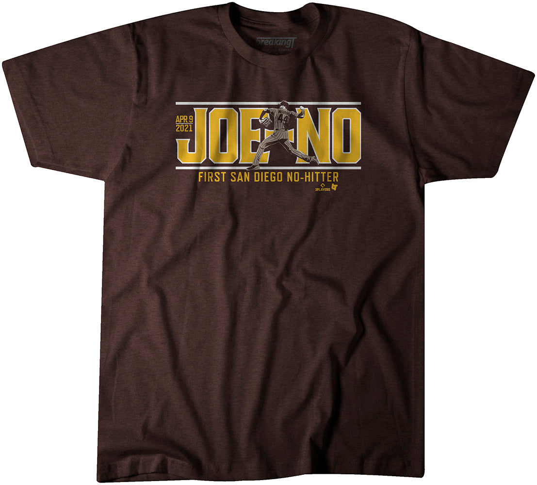 Nike / Men's San Diego Padres Joe Musgrove #44 Brown T-Shirt