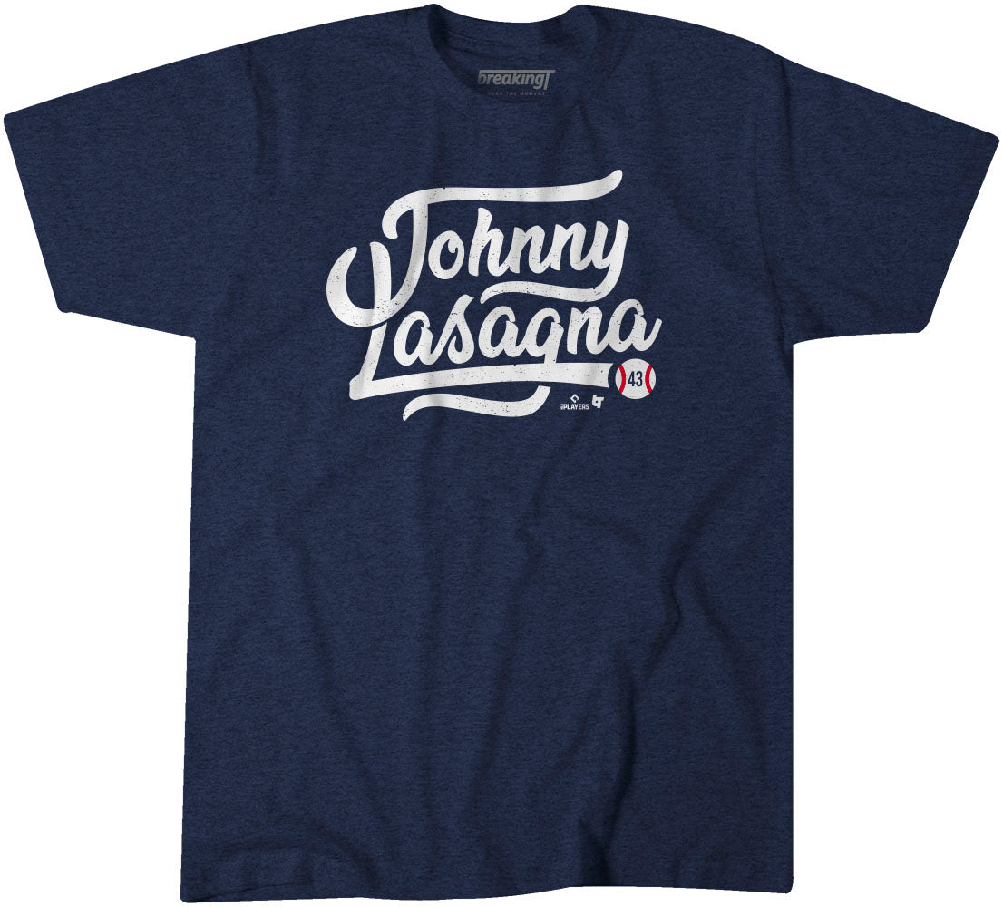 Johnny Lasagna, Adult T-Shirt / Extra Large - MLB - Sports Fan Gear | breakingt