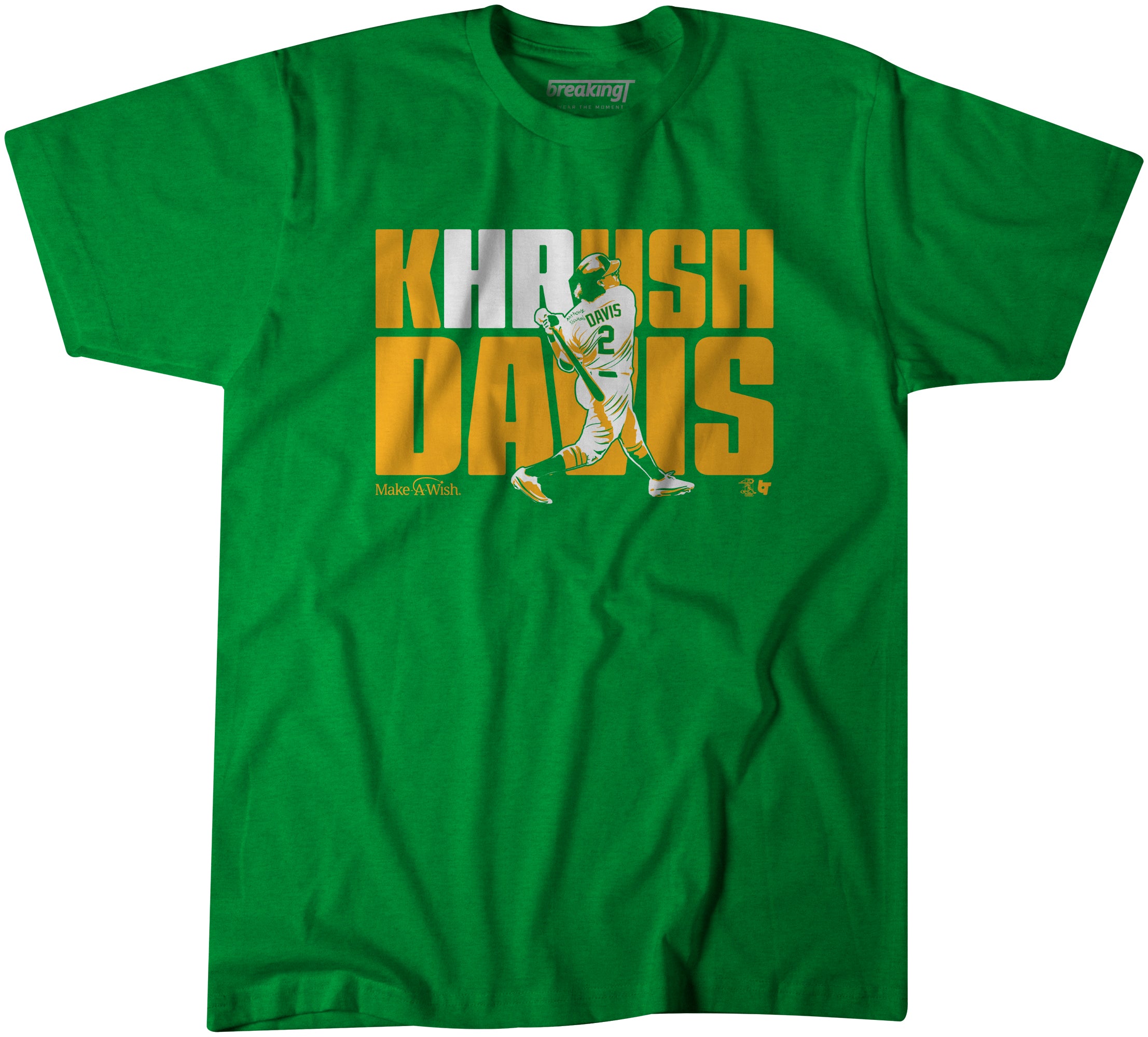 Khris Davis has Make-A-Wish kid sign jersey, homers while wearing it