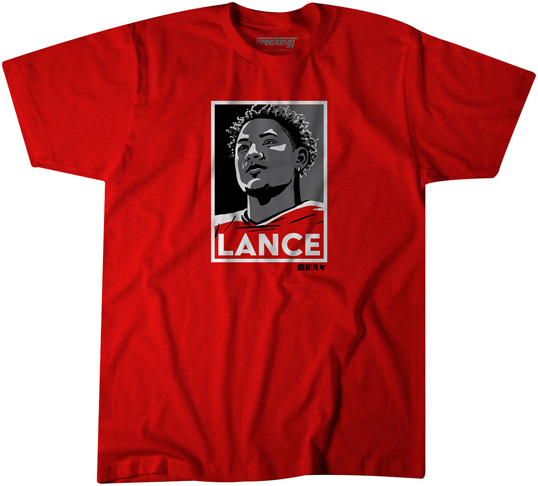 LANCE Shirt Hoodie Trey Lance NFLPA Licensed BreakingT