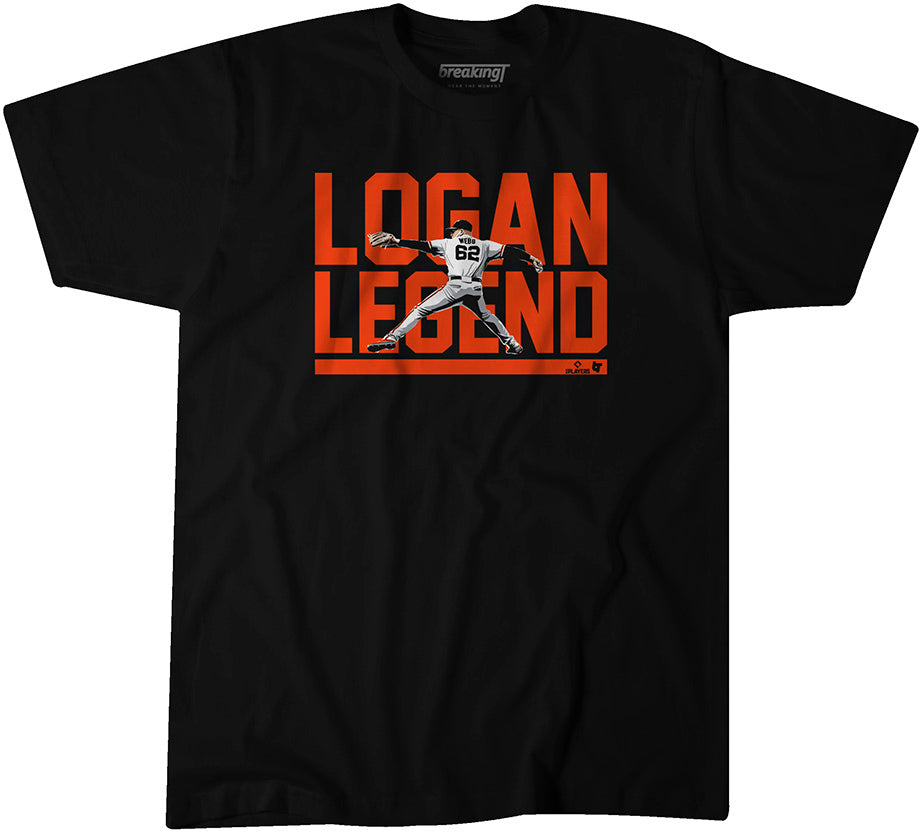 Logan Webb: Logan Legend, Adult T-Shirt / Small - MLB - Sports Fan Gear | breakingt