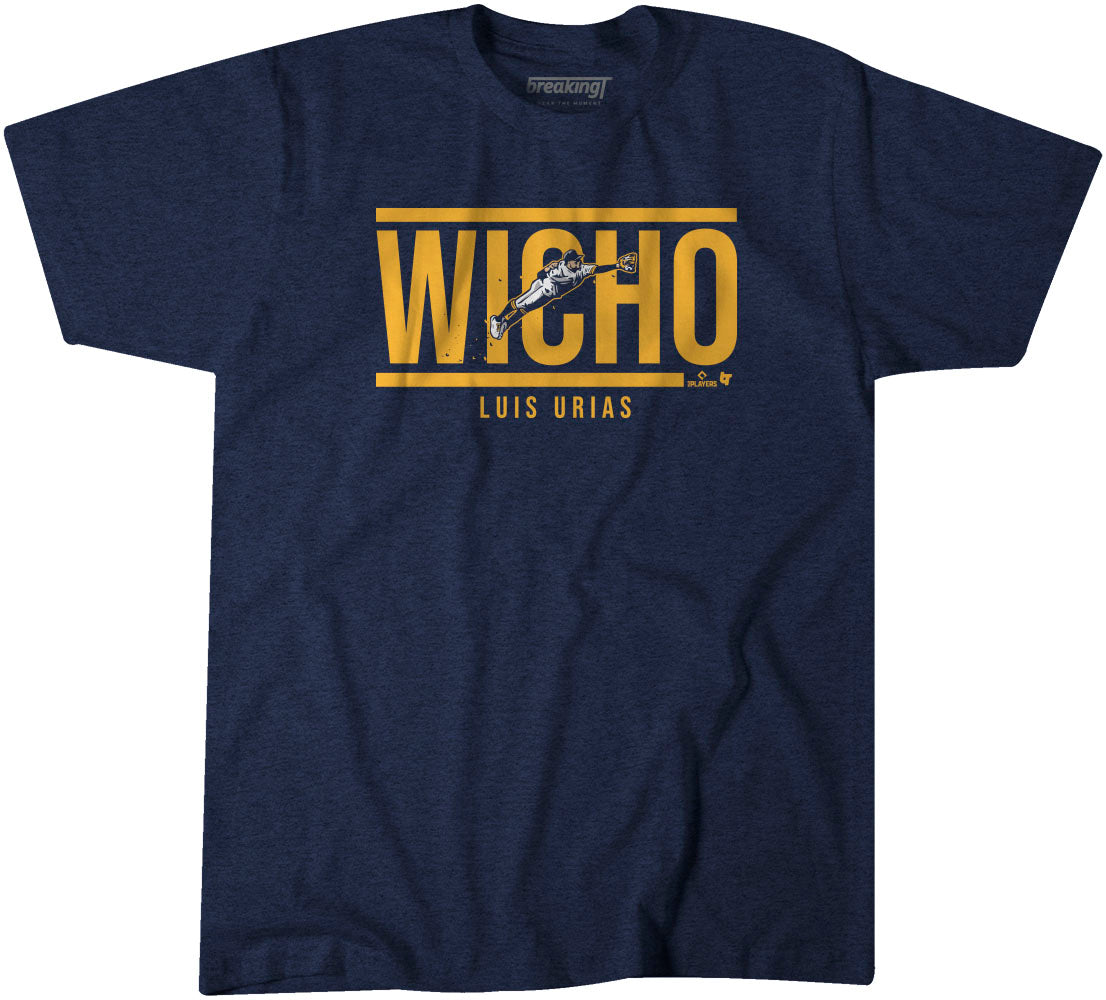 Luis Urias: Wicho, Adult T-Shirt / 3XL - MLB - Sports Fan Gear | breakingt