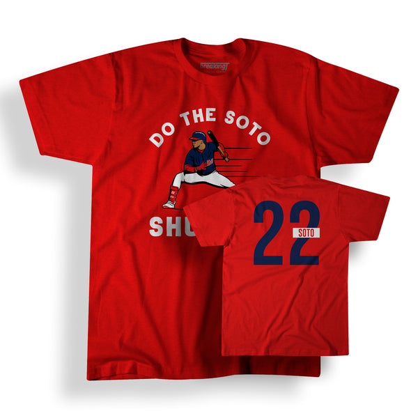 Soto Shuffle Name + Number Shirt - MLBPA Licensed - BreakingT