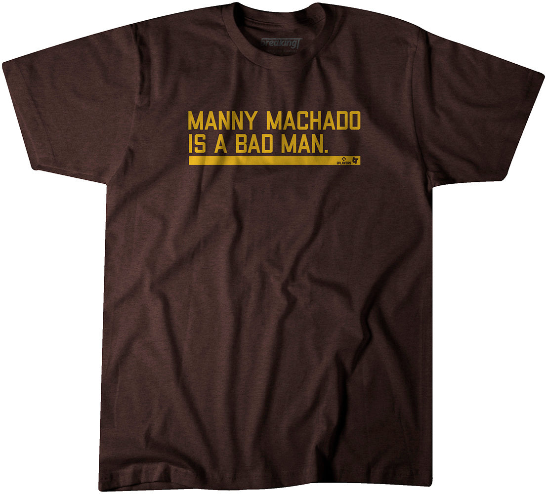 Manny Machado Men's Cotton T-Shirt, San Diego Baseball Shirt, Manny Machado  Cartoon, MLB Baseball Shirt