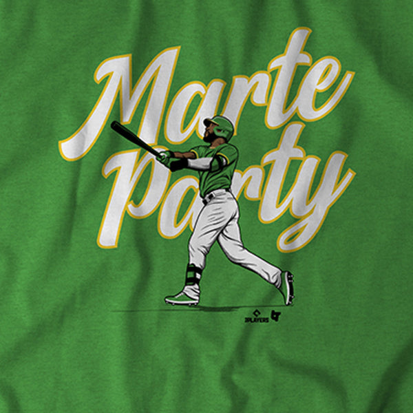 Starling Marte Party T-Shirt, Oakland - MLBPA Licensed - BreakingT