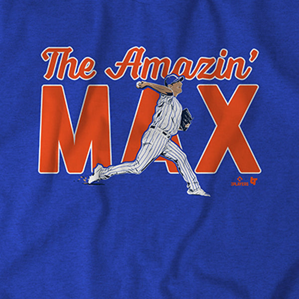 Max Scherzer: The Amazin' Max, Adult T-Shirt / 3XL - MLB - Sports Fan Gear | breakingt