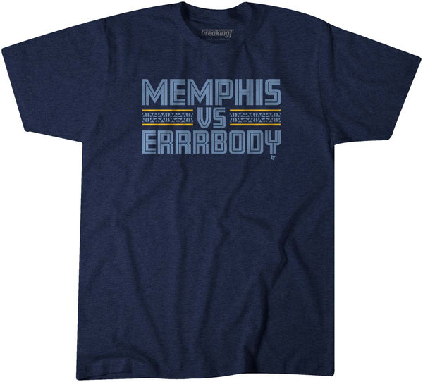 Memphis Vs Errrbody, Adult T-Shirt / 3XL - NBA - Sports Fan Gear | breakingt