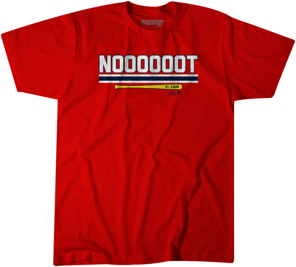 Lars Nootbaar: NOOOOOOT, Adult T-Shirt / Medium - MLB - Sports Fan Gear | breakingt
